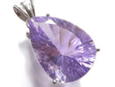 [Video][One of a kind] High Quality Amethyst AAA Faceted Pendant Silver925 NO.15