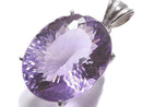 [Video][One of a kind] High Quality Amethyst AAA Faceted Pendant Silver925 NO.17