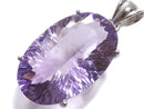 [Video][One of a kind] High Quality Amethyst AAA- Faceted Pendant Silver925 NO.19