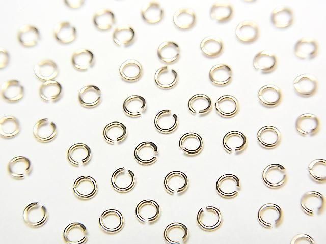 [K10 Yellow Gold]Jump Ring [0.4x1.8mm][0.4x2.0mm] 1pc