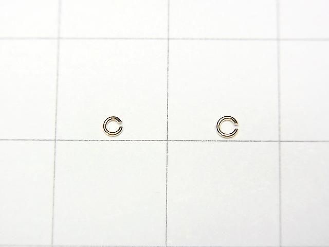 [K10 Yellow Gold]Jump Ring [0.4x1.8mm][0.4x2.0mm] 1pc