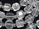 [Video] High Quality! Crystal AA++ Cube Shape 8mm & Round 4mm Bracelet