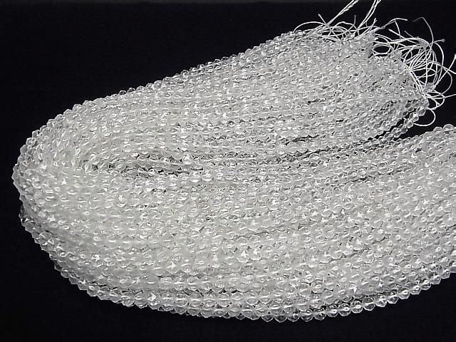 [Video] Crystal AA++ Star Faceted Round 5mm 1strand beads (approx. 15 inches/37 cm)