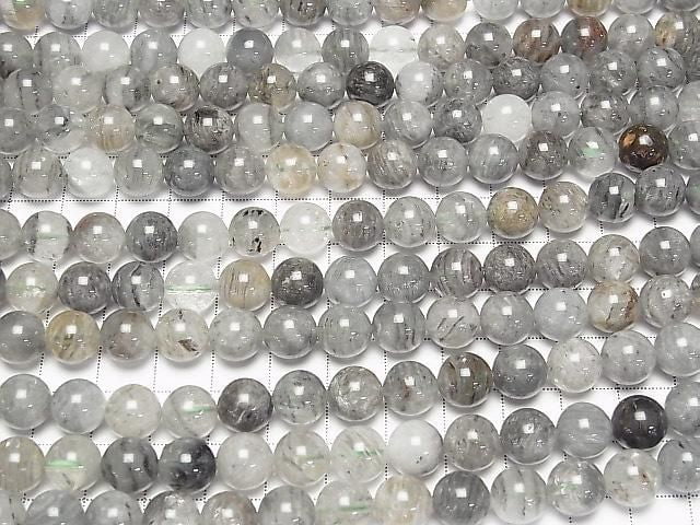 [Video] Garden Quartz AA+ Round 10mm half or 1strand beads (approx. 15 inches/36 cm)
