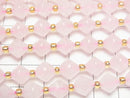 [Video] High Quality! Rose Quartz AA++ Abacus Cut 8x8x8mm 1strand Beads (approx. 15 inches/36 cm)