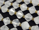[Video] High Quality! Crystal AA+ Abacus Cut 8x8x8mm 1strand beads (approx. 15 inches/36 cm)
