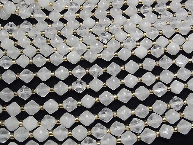 [Video] High Quality! Crystal AA+ Abacus Cut 8x8x8mm 1strand beads (approx. 15 inches/36 cm)