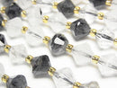 [Video] High Quality! Tourmaline Quartz AA++ Abacus Cut 8x8x8mm 1strand Beads (approx. 15 inches/36 cm)