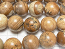 [Video] Picture Jasper Round 16mm half or 1strand beads (approx. 14 inches/34 cm)