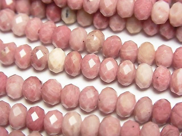 [Video] High Quality! Siliceous Schist AA++ Faceted Button Rondelle 6x6x4mm 1strand beads (aprx.15inch/37cm)