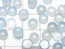 [Video] Blue Chalcedony AAA Round Cabochon 6x6mm 10pcs