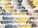 [Video] High Quality Multicolor Sapphire AAA-Drop Faceted Briolette 1strand beads (approx. 7 inches/18 cm)