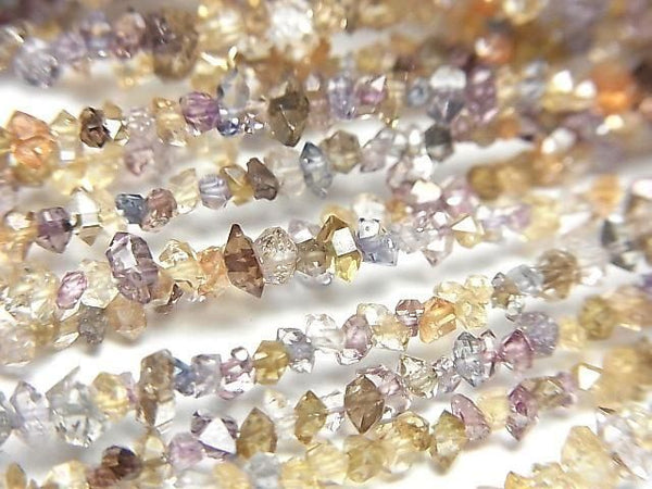 [Video] Pakistani Double Point Crystal Coated [Multicolor] No.3 Half or 1 Strand Beads (approx. 15 inches/36 cm)
