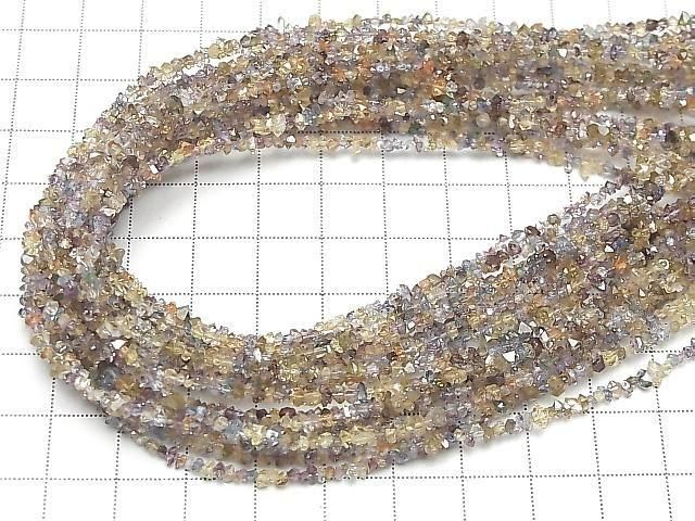 [Video] Pakistani Double Point Crystal Coated [Multicolor] No.3 Half or 1 Strand Beads (approx. 15 inches/36 cm)
