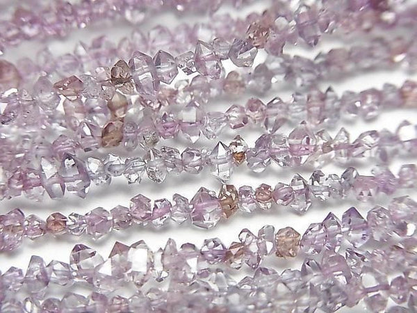 [Video] Pakistani Double Point Crystal Coated [Lilac] Half or 1 Strand Beads (approx. 15 inches/37 cm)
