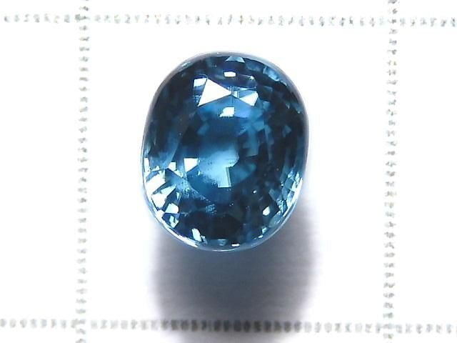 [Video][One of a kind] High Quality Natural Blue Zircon AAA Loose Faceted Stone 1pc NO.29