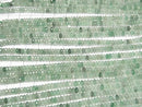 [Video] High Quality! Green Aventurine Faceted Button Rondelle 4.5x4.5x2mm 1strand beads (approx. 15 inches/36 cm)