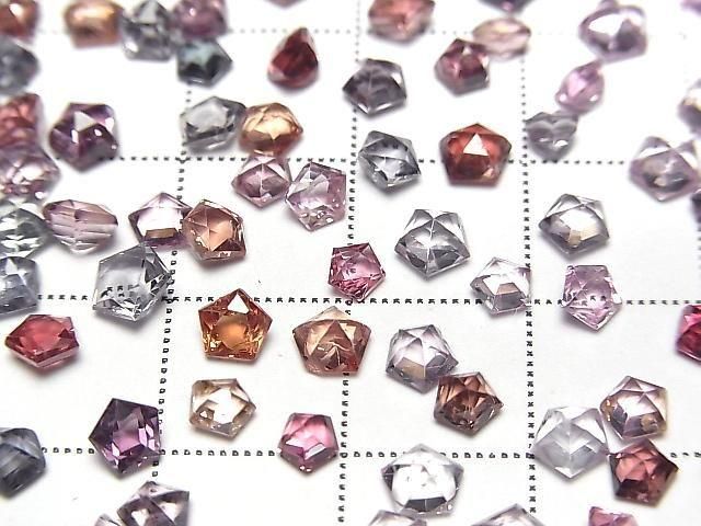 [Video] High Quality Multicolor Spinel AAA- Loose Stone Pentagon Cut Mixed Sizes 3pcs