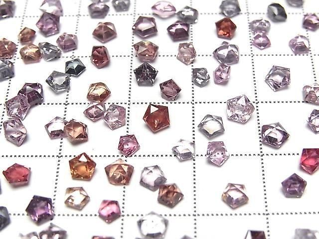 [Video] High Quality Multicolor Spinel AAA- Loose Stone Pentagon Cut Mixed Sizes 3pcs