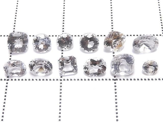 [Video][One of a Kind] Phenakite Loose Stone Faceted 12pcs Set No.7