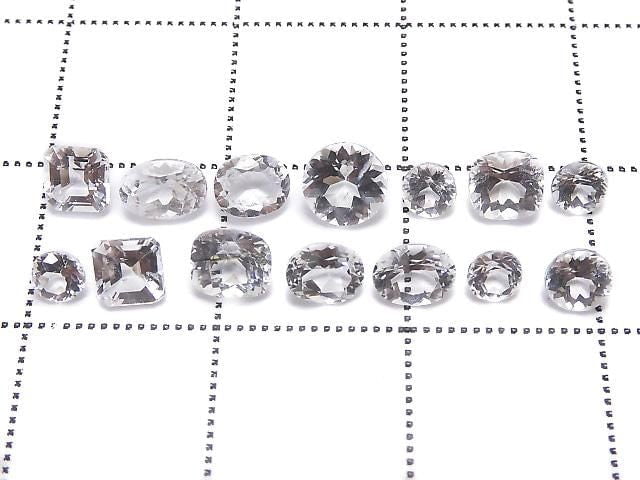 [Video][One of a Kind] Phenakite Loose Stone Faceted 14pcs Set No.8