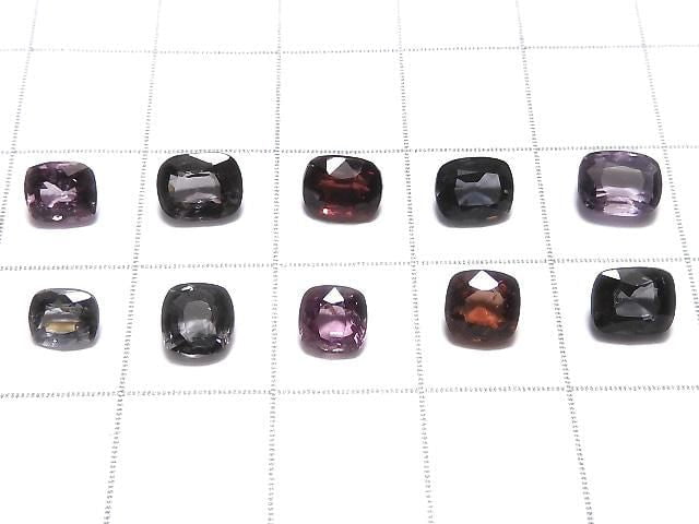 [Video][One of a Kind] High Quality Multicolor Spinel AAA- Loose Faceted Stone 10pcs Set No. 112