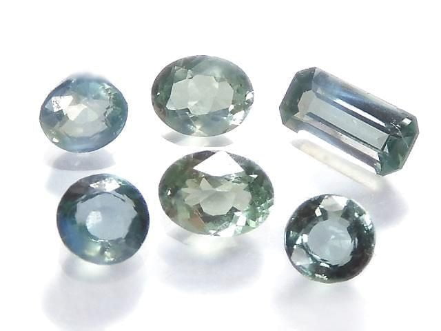 [Video][One of a Kind] High Quality Alexandrite Loose Stone Faceted 6pcs Set No.3