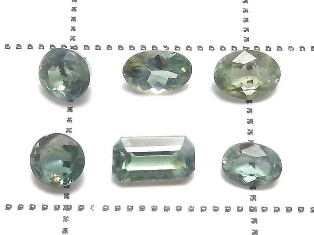 [Video][One of a Kind] High Quality Alexandrite Loose Stone Faceted 6pcs Set No.8