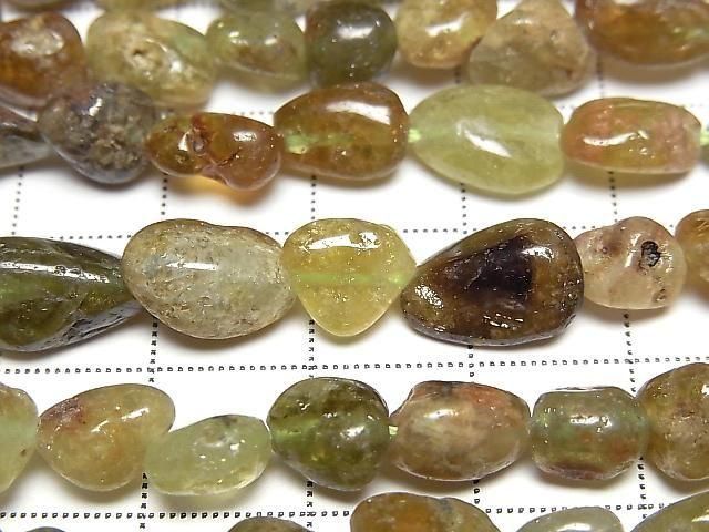 [Video] Grossular Garnet AA Nugget 1strand beads (approx. 15 inches/37 cm)
