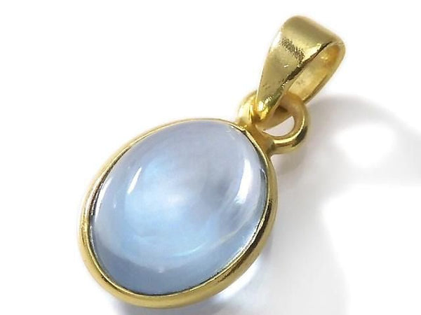 [Video][One of a kind] High Quality Sky Blue Topaz AAA Pendant 18KGP NO.160