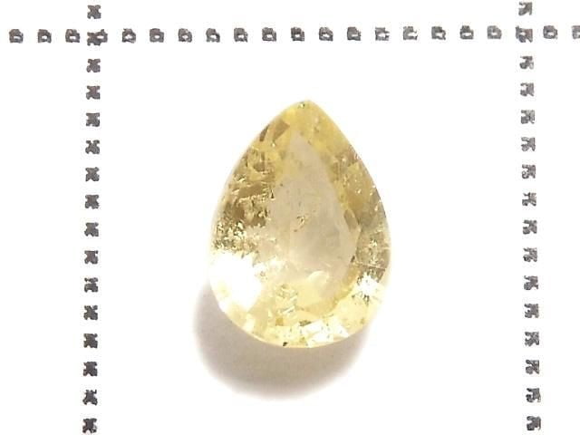 [Video][One of a Kind] High Quality Yellow Danburite Loose Stone Faceted 1pc NO.20