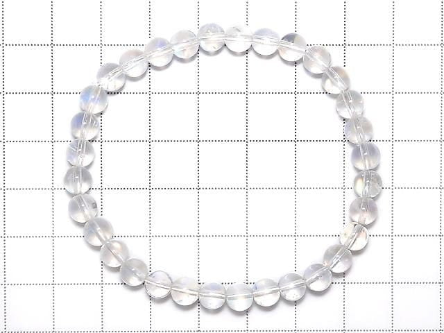 [Video][One of a kind] High Quality Andesine Labradorite AAAA Round 6mm Bracelet NO.101