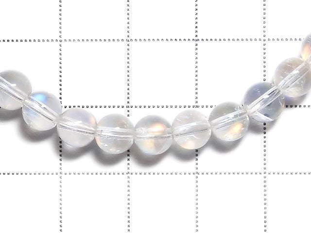 [Video][One of a kind] High Quality Andesine Labradorite AAAA Round 6mm Bracelet NO.101