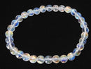 [Video][One of a kind] High Quality Andesine Labradorite AAAA Round 6mm Bracelet NO.101