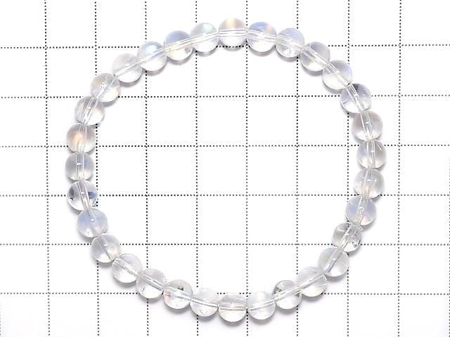 [Video][One of a kind] High Quality Andesine Labradorite AAAA Round 6mm Bracelet NO.102