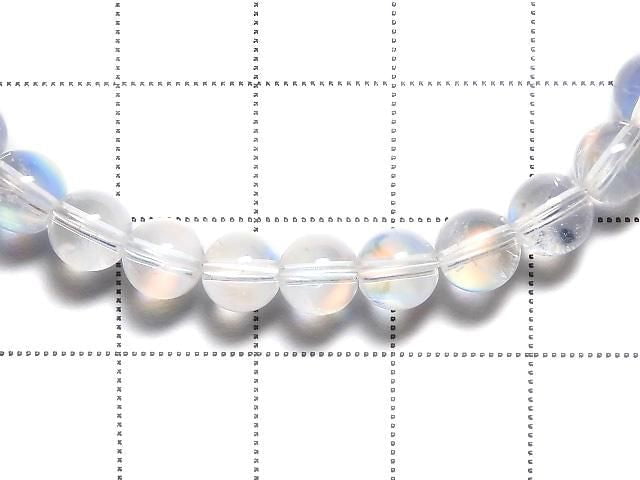 [Video][One of a kind] High Quality Andesine Labradorite AAAA Round 6mm Bracelet NO.102