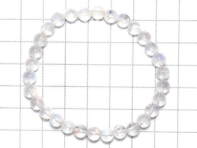 [Video][One of a kind] High Quality Andesine Labradorite AAAA Round 6mm Bracelet NO.105