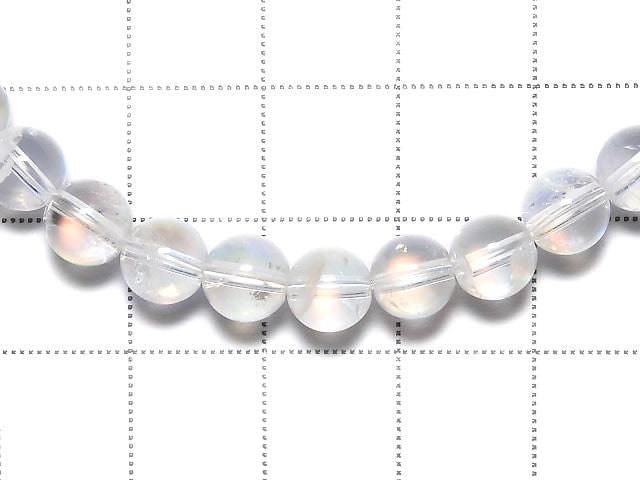 [Video][One of a kind] High Quality Andesine Labradorite AAAA Round 6.5mm Bracelet NO.107