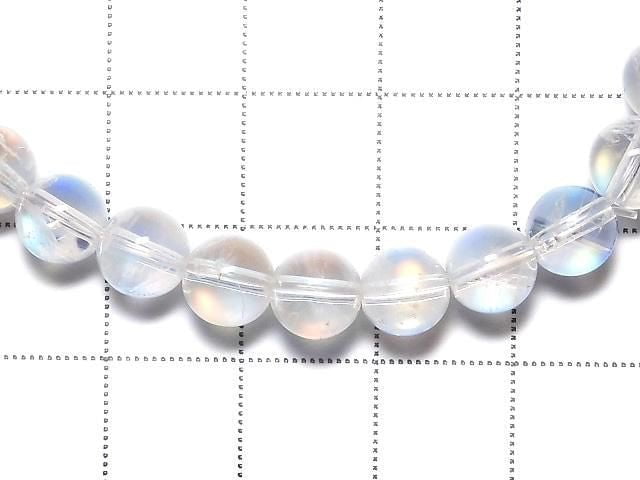 [Video][One of a kind] High Quality Andesine Labradorite AAAA Round 6.5mm Bracelet NO.108