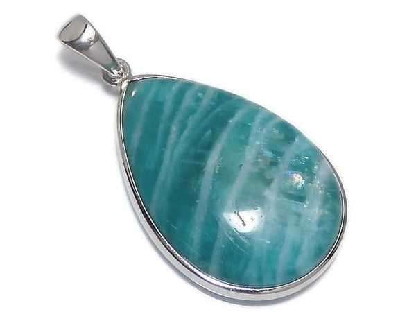[Video][One of a kind] Amazonite AAA- Pendant Silver925 NO.259