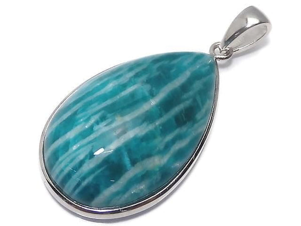 [Video][One of a kind] Amazonite AAA- Pendant Silver925 NO.260