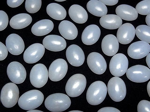 [Video] Angelite Oval Cabochon 16x11.5mm 4pcs