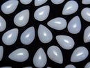 [Video]Angelite Pear Shape Cabochon 11.5x8mm 4pcs