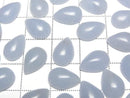 [Video]Angelite Pear Shape Cabochon 11.5x8mm 4pcs