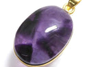 [Video][One of a kind] Trapiche Amethyst Pendant 18KGP NO.95