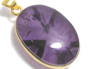 [Video][One of a kind] Trapiche Amethyst Pendant 18KGP NO.97