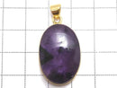 [Video][One of a kind] Trapiche Amethyst Pendant 18KGP NO.97