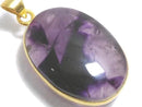 [Video][One of a kind] Trapiche Amethyst Pendant 18KGP NO.98