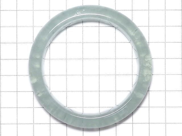 [Video][One of a kind] Rabbit Hair Fluorite 1pc (Bangle Bracelet) NO.2