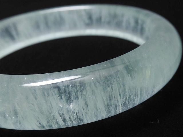 [Video][One of a kind] Rabbit Hair Fluorite 1pc (Bangle Bracelet) NO.3